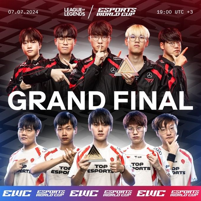 电竞世界杯中国队今日赛程：TES对阵T1争夺LOL冠军 LGD争夺Dota 2正赛门票